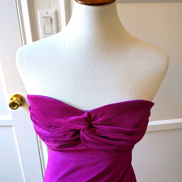 Va Va Voom strapless bodycon ribbed dress NWOT - Picture 3 of 9